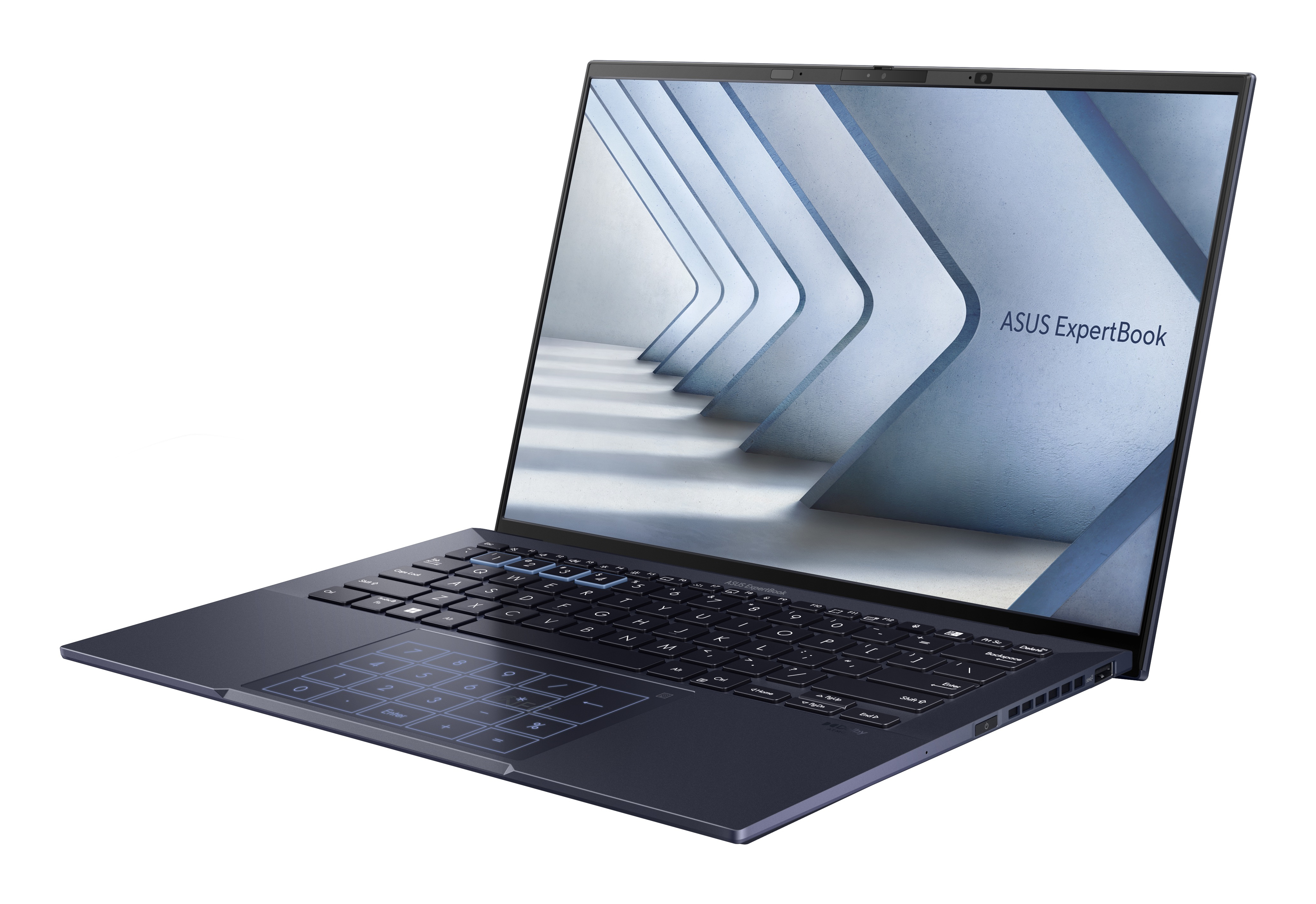 ASUS ExpertBook B9 OLED B9403CVAR-PP1735X Intel Core 7 150U Laptop 35.6 cm (14) WQXGA+ 16 GB LPDDR5x-SDRAM 512 GB SSD Wi-Fi 6E (802.11ax) Windows 11 Pro German Black