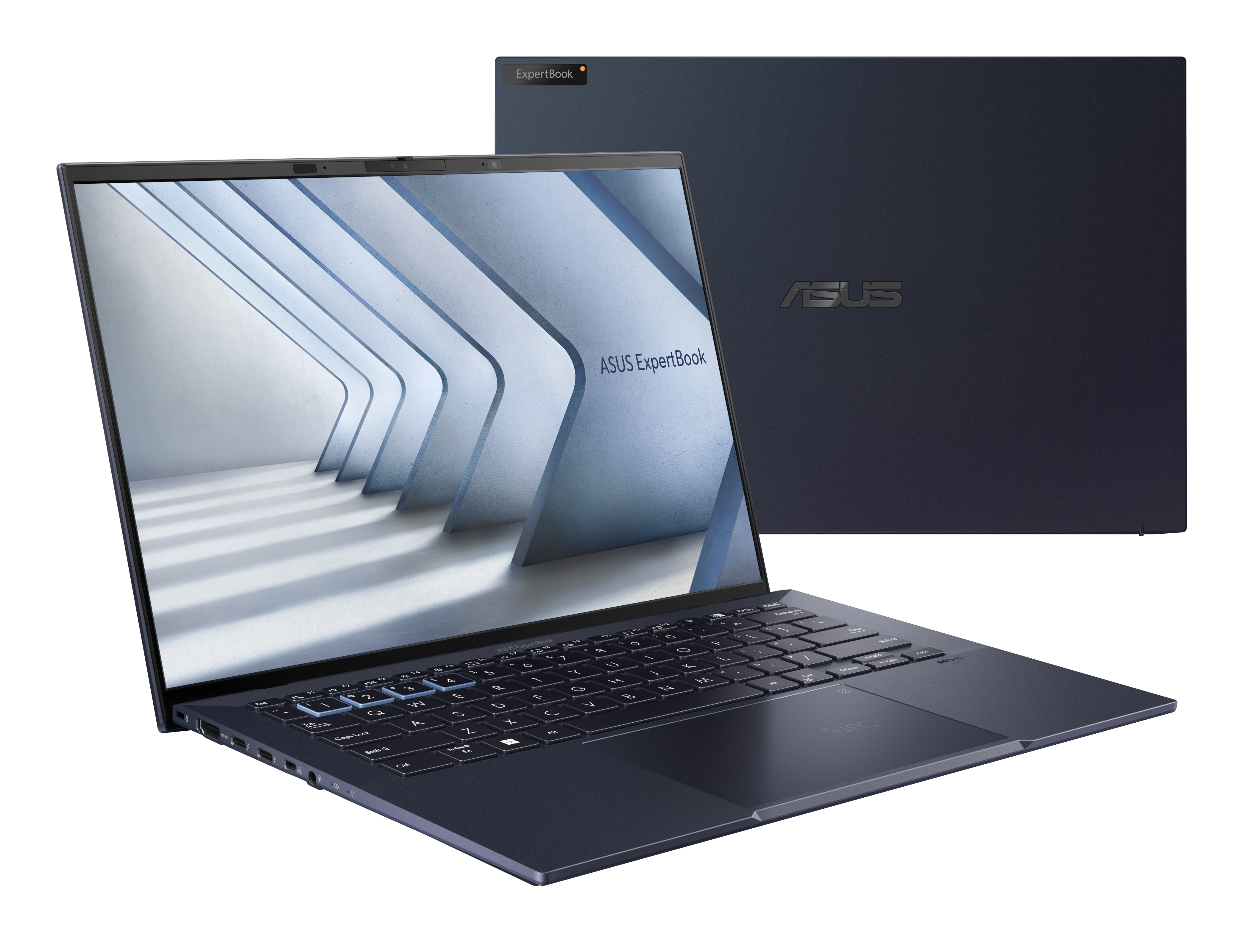 ASUS ExpertBook B9 OLED B9403CVAR-PP1735X Intel Core 7 150U Laptop 35.6 cm (14) WQXGA+ 16 GB LPDDR5x-SDRAM 512 GB SSD Wi-Fi 6E (802.11ax) Windows 11 Pro German Black