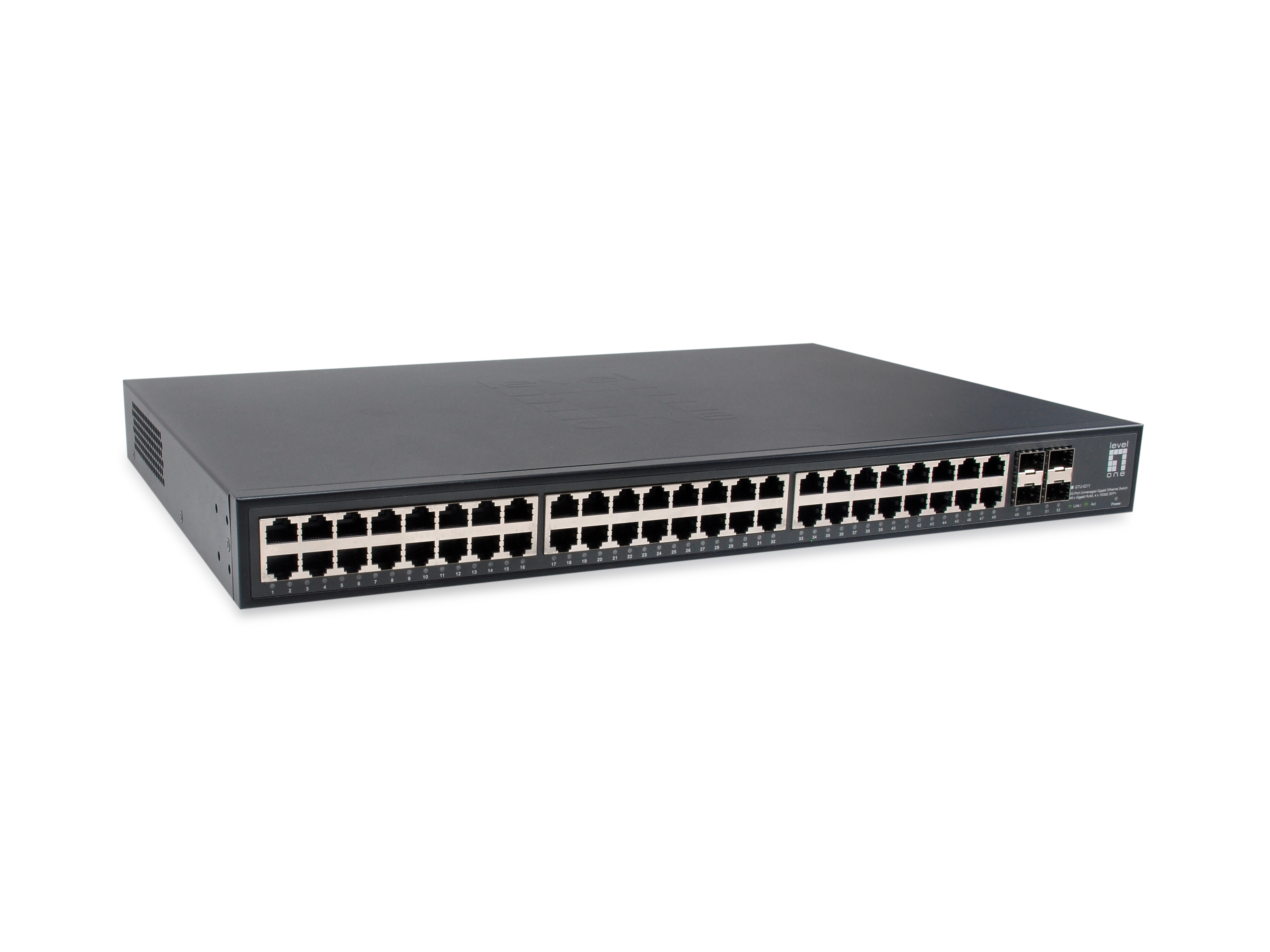 LevelOne Switch 48x GE GTU-5211 4x10GSFP+19 - Switch