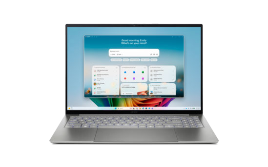 Acer Swift 16 AI SF16-71T-7053 Intel Core Ultra X7 358H Port�til 40,6 cm (16) Pantalla t�ctil WQXGA+ 16 GB LPDDR5x-SDRAM 512 GB SSD Wi-Fi 7 (802.11be) Windows 11 Home Gris