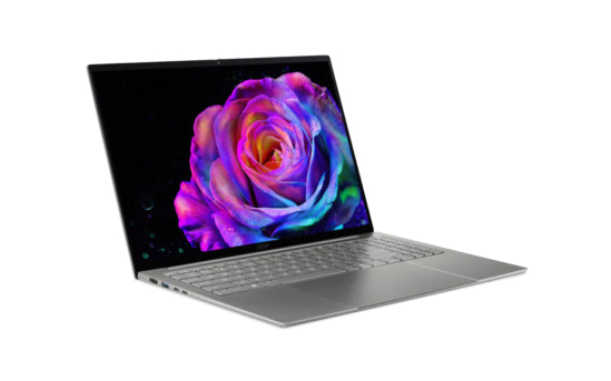 Acer Swift 16 AI SF16-71T-7053 Intel Core Ultra X7 358H Port�til 40,6 cm (16) Pantalla t�ctil WQXGA+ 16 GB LPDDR5x-SDRAM 512 GB SSD Wi-Fi 7 (802.11be) Windows 11 Home Gris