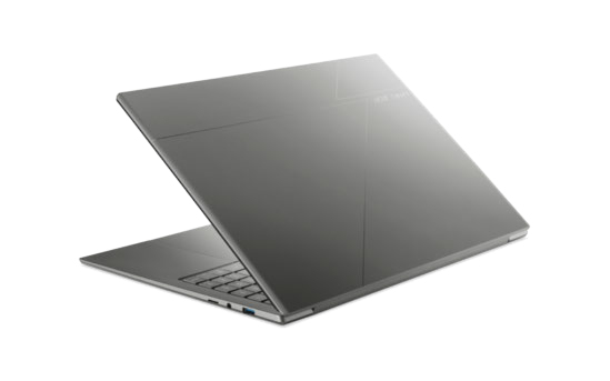Acer Swift 16 AI SF16-71T-7053 Intel Core Ultra X7 358H Port�til 40,6 cm (16) Pantalla t�ctil WQXGA+ 16 GB LPDDR5x-SDRAM 512 GB SSD Wi-Fi 7 (802.11be) Windows 11 Home Gris