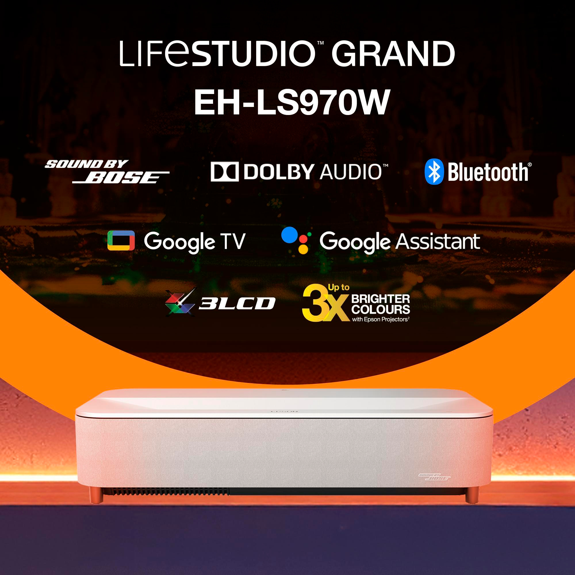 Epson EH-LS970W 4000 ANSI lumen 3LCD UHD 4K (3840x2160) Bianco