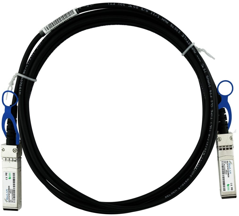BlueOptics SFP28-DAC-2M-DL-BL cavo InfiniBand Nero