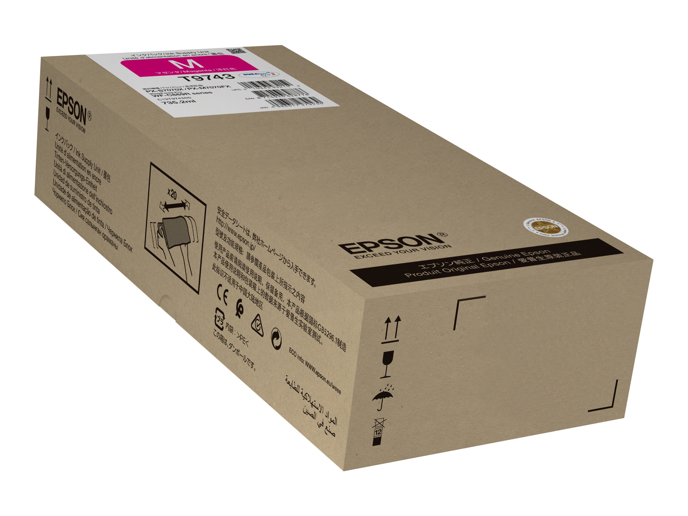 Epson C13T97430N cartucho de tinta 1 pieza(s) Original Magenta