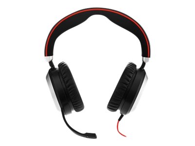 Jabra Evolve 80 Stereo MS USB-C Auriculares Al�mbrico Diadema Oficina/Centro de llamadas USB Tipo C Bluetooth Negro