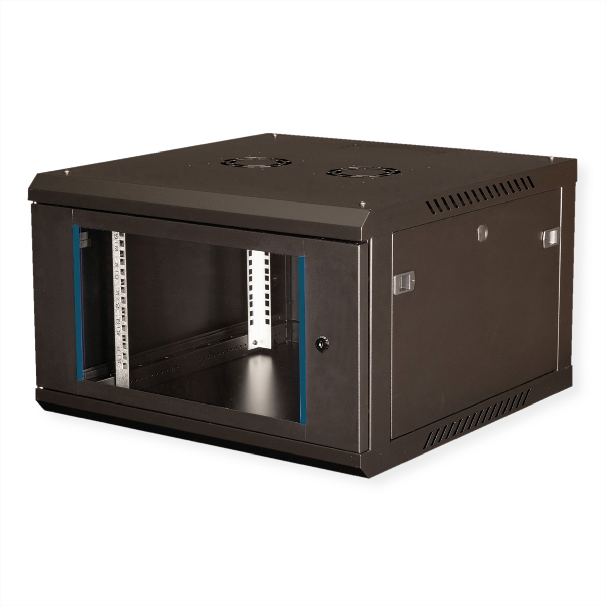 VALUE 19-Zoll Wandgehuse 600x600mm schwarz Bausatz - Wandgehuse