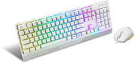 MSI VIGOR GK30 clavier Souris incluse Gaming USB QWERTY US International Blanc