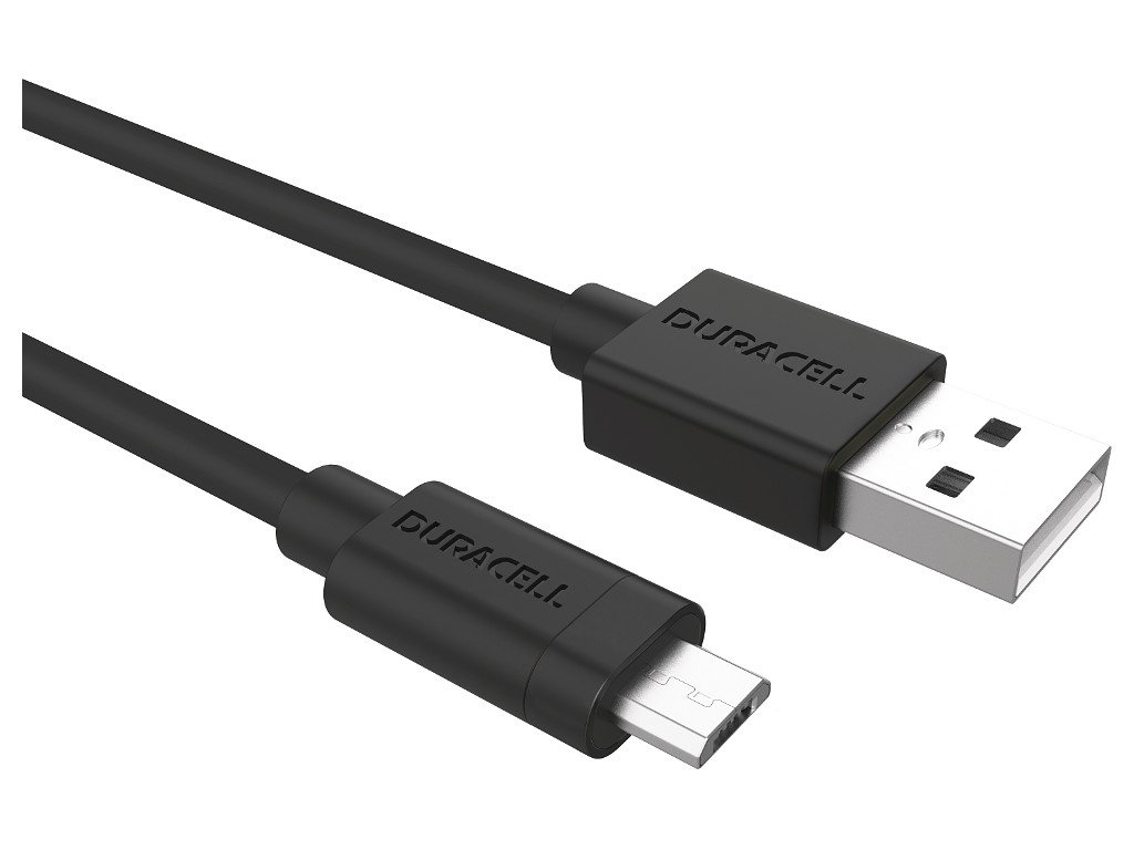 Duracell USB5023A c�ble USB 2.0 2 m USB A Micro-USB A Noir