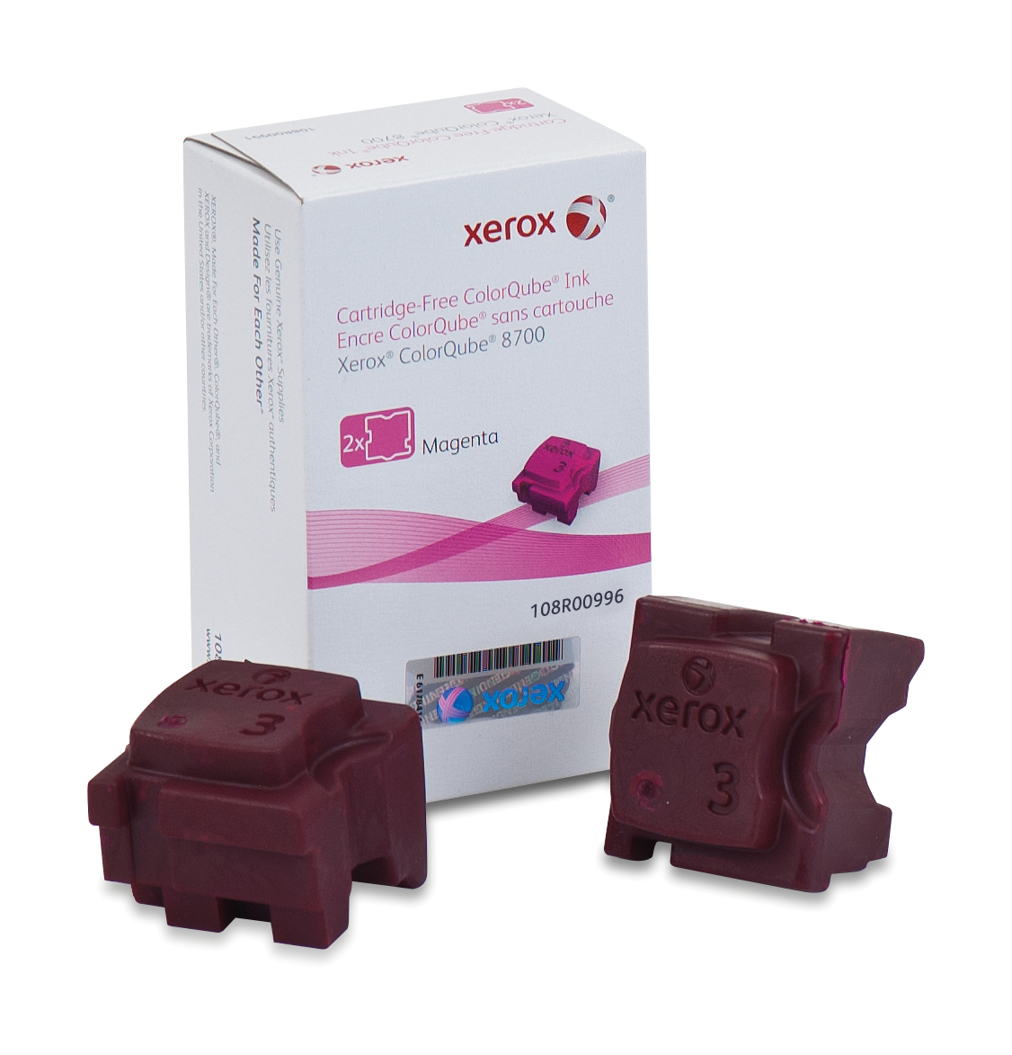 Xerox Genuine ColorQube 8700 / 8900 Magenta Solid Ink (4,200 pages) - 108R00996