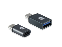 Conceptronic DONN04G - USB 3.1 Gen 1 Type-C - USB 2.0 Type-C - USB 3.1 Gen 1 Type-A - USB 2.0 Micro - Schwarz