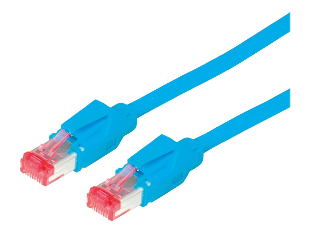 Draka Comteq S/FTP Patch cable Cat6, Blue, 0.5 m networking cable
