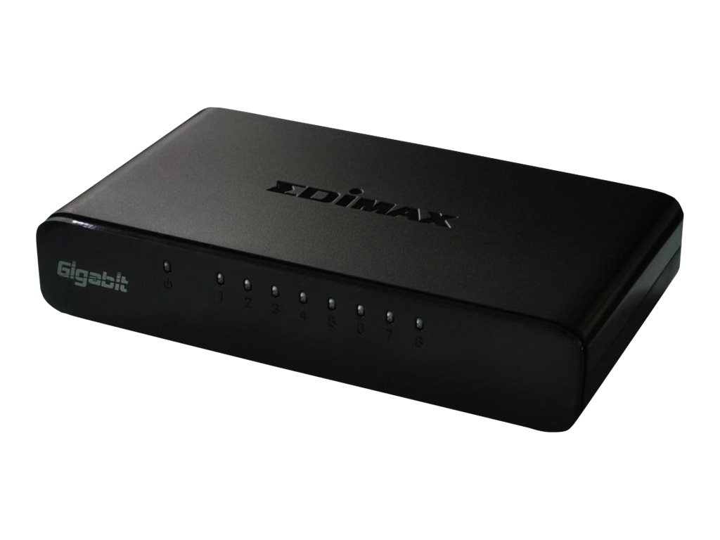 Edimax ES-5800G V3 switch di rete Non gestito Gigabit Ethernet (10/100/1000) Nero