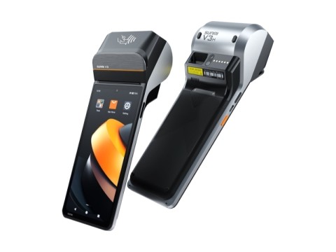 Sunmi V3 - 6.75 Display Android 13 GMS Bondrucker+ Labeldrucker microSD Slot - Datenerfassungsger�t - Bluetooth