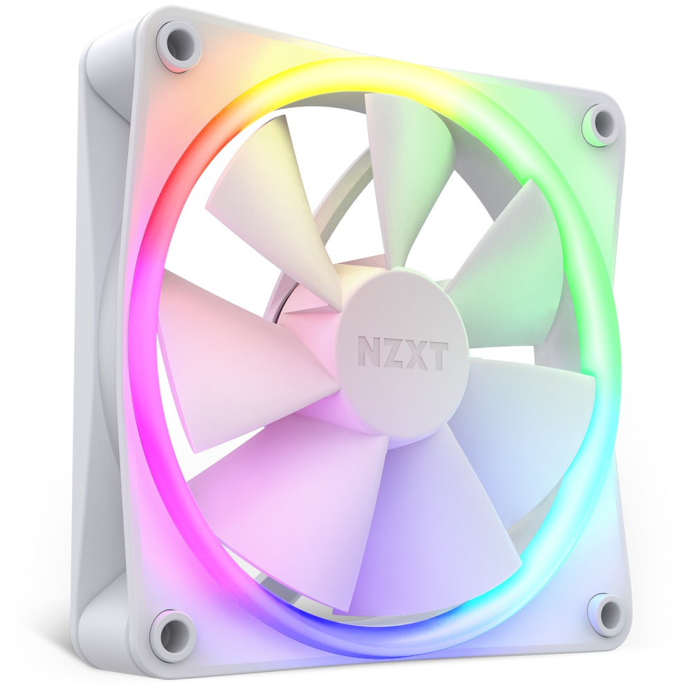 NZXT F120 RGB Boitier PC Ventilateur 12 cm Blanc 1 pi�ce(s)
