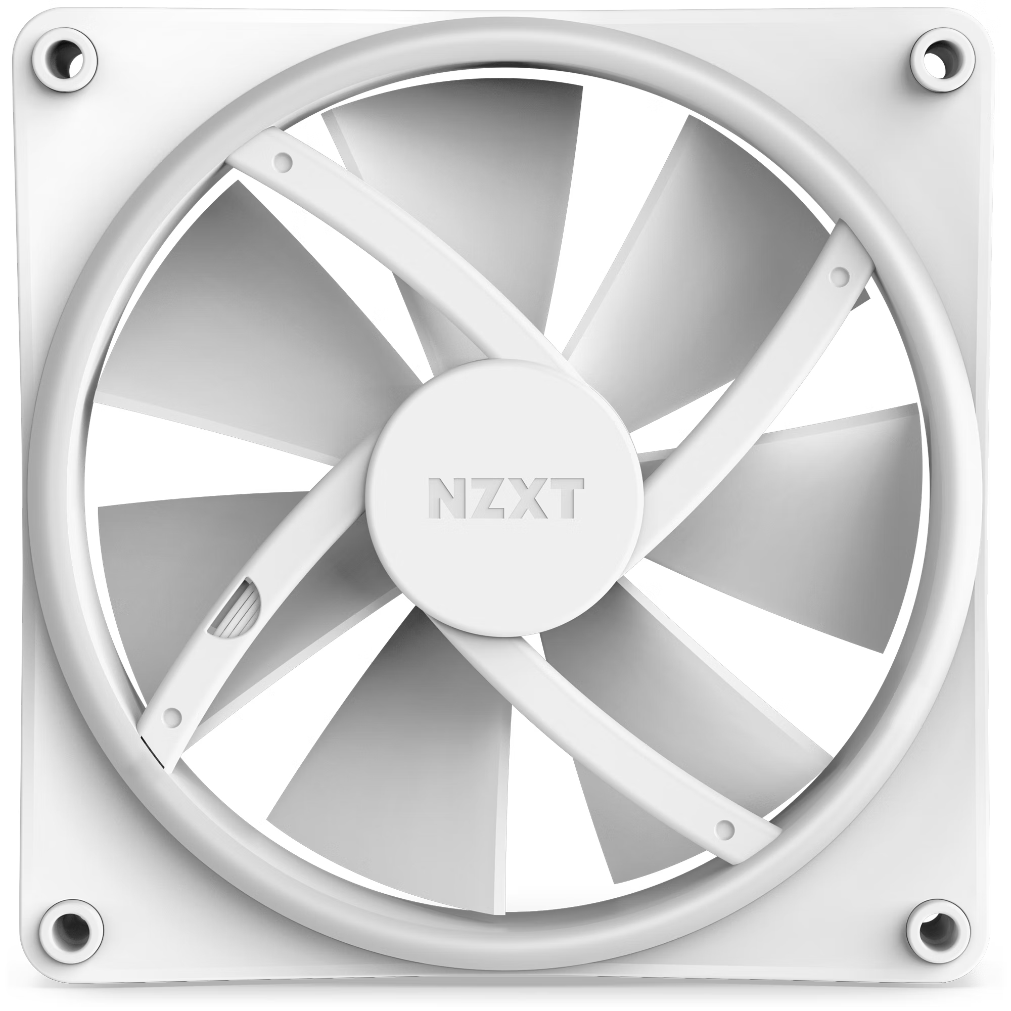 NZXT F140 RGB DUO Ventilateur 14 cm Blanc 1 pi�ce(s)