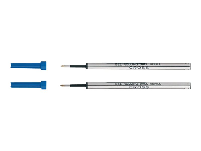 Cross Nachf�llpatrone - Blau - Geltinte - 0.7 mm - Mittel (Packung mit 2)