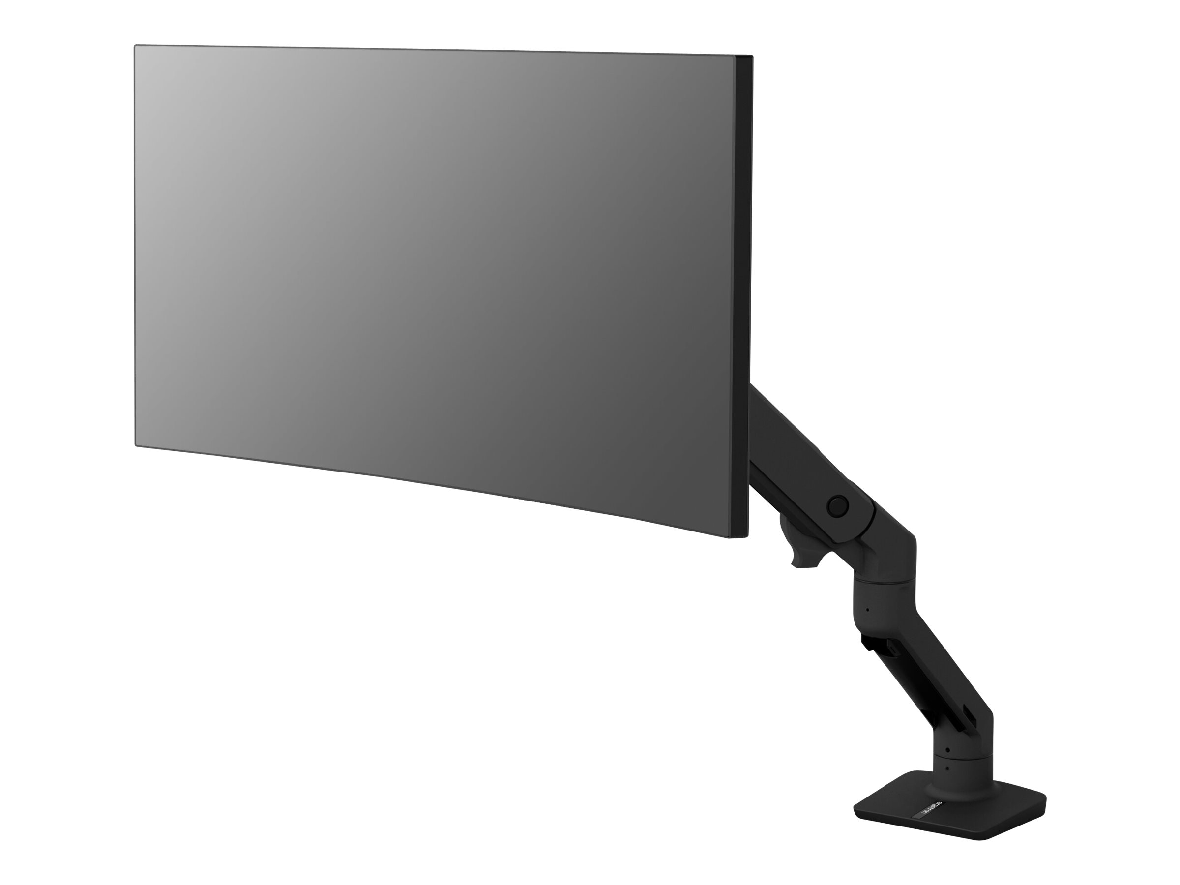 Ergotron HX - Befestigungskit (Gelenkarm, Spannbefestigung fr Tisch, Verlngerungsarm, Tischplattenbohrung, Pivot) - Patentierte Constant Force Technologie - fr LCD-Display / Curved LCD-Display - mattschwarz - Bildschirmgre: 124.5 cm (up to 49)