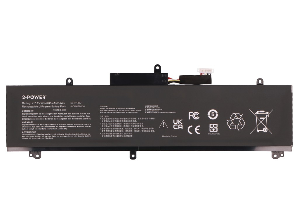 2-Power 2P-C41N1837 ricambio per laptop Batteria
