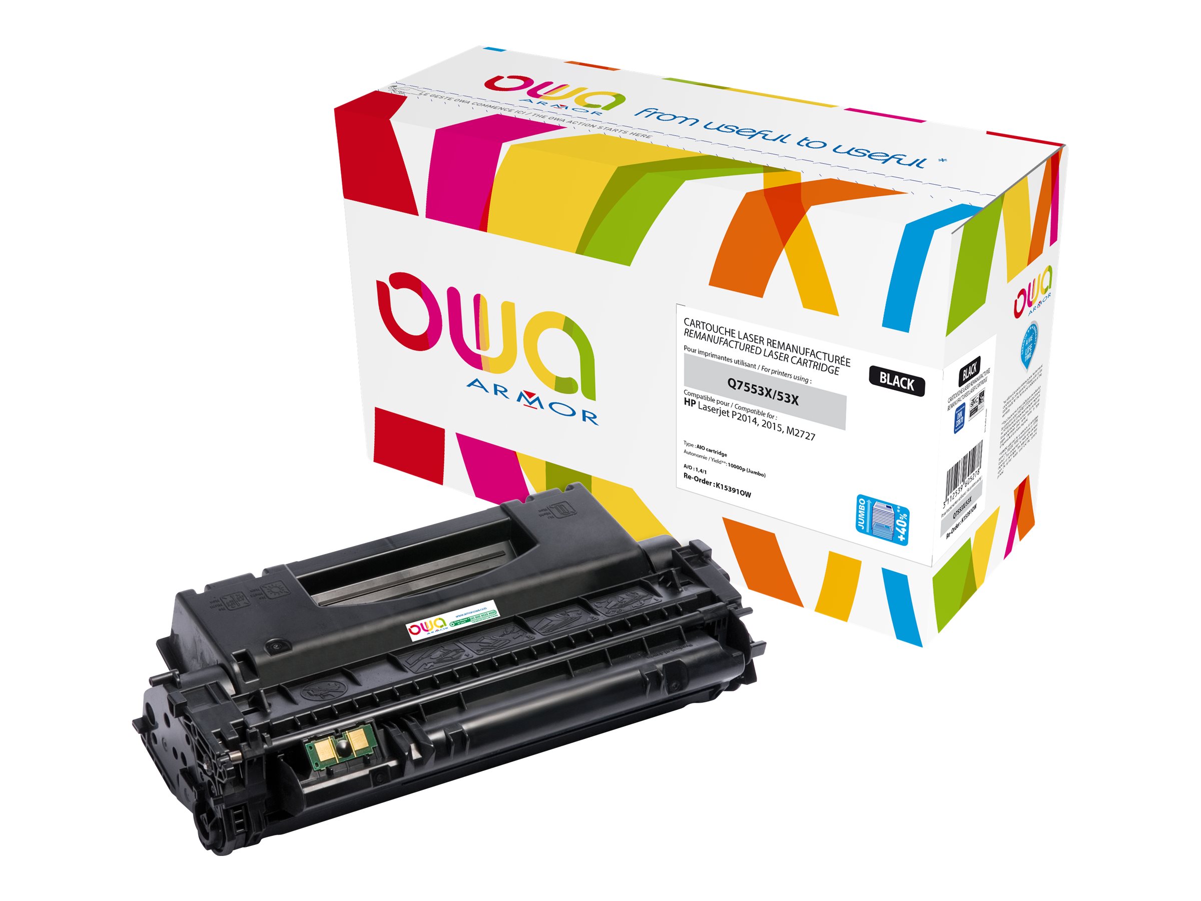 Armor K15391 Cartouche de toner 1 pi�ce(s) Noir