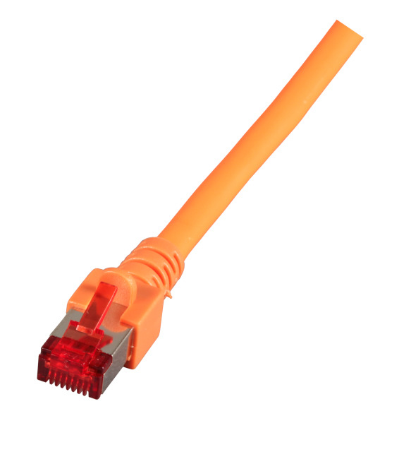 EFB Elektronik RJ45 Patchkabel S/FTP, Cat.6, LSZH, 0.15m, orange cavo di rete Arancione 0,15 m Cat6 S/FTP (S-STP)