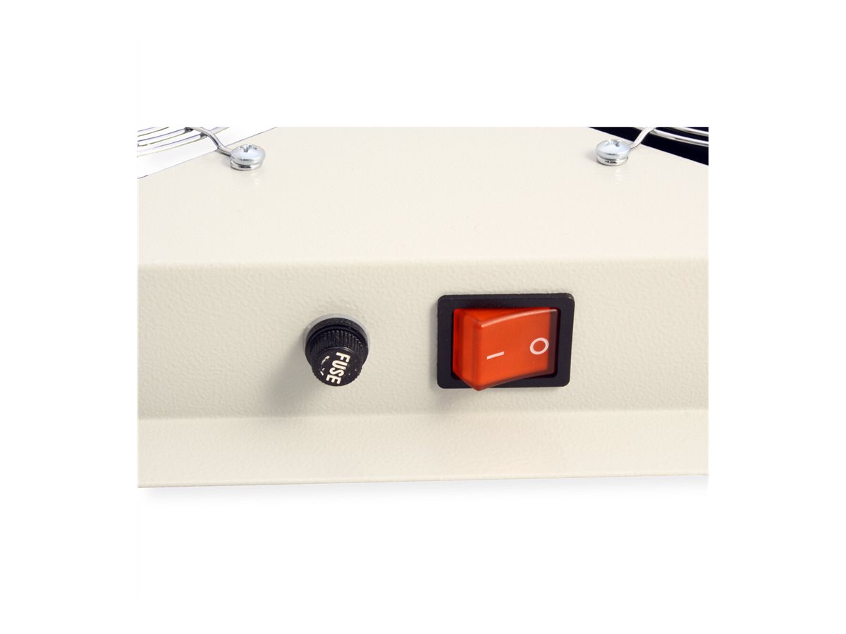 ROLINE Rack-L�fter - 2 L�fter - auf Dach montierbar - RAL 7035, Hellgrau - 48.3 cm (19)