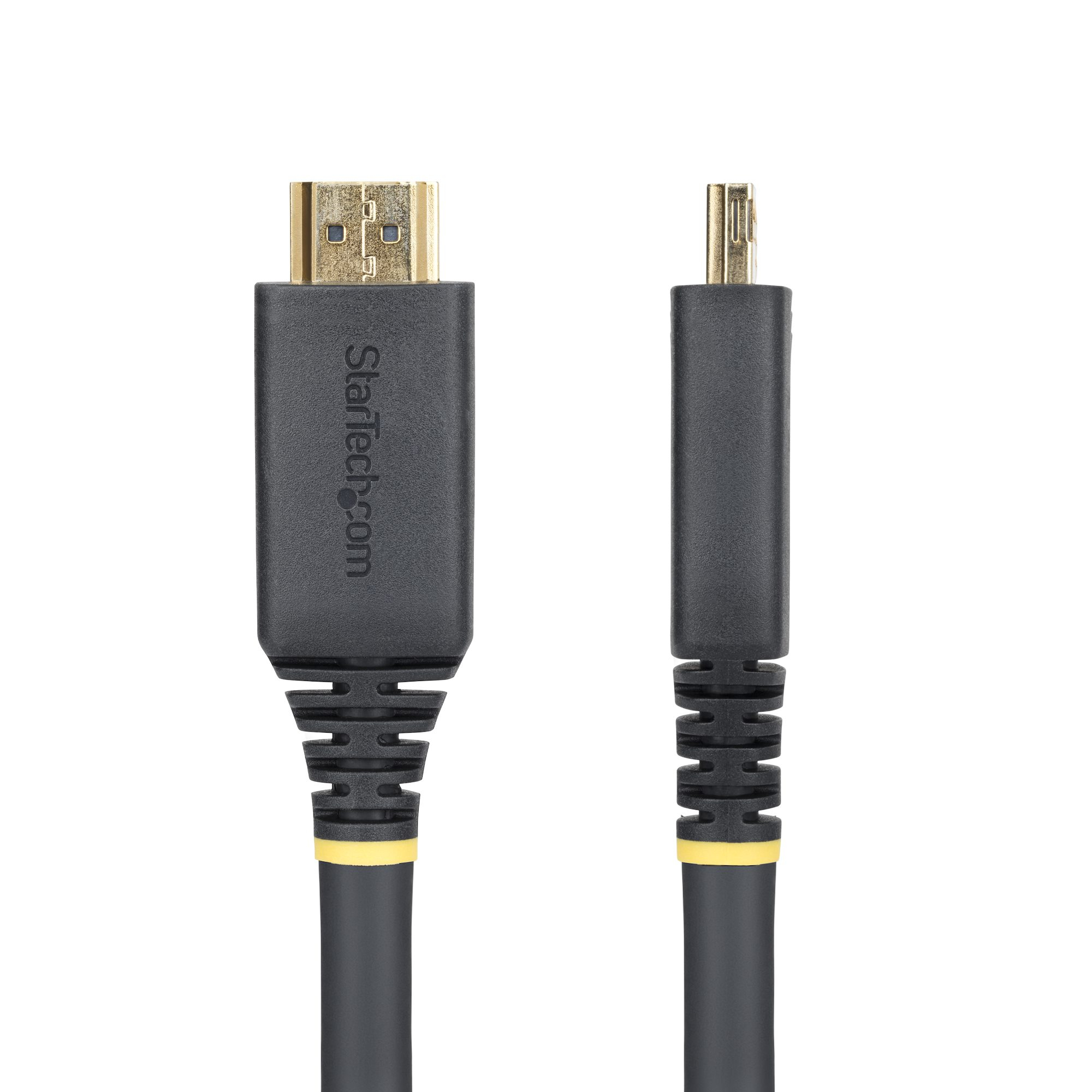 StarTech.com 10m (33ft) Active High Speed HDMI Cable with Gripping Connectors, 4K 60Hz/1440p 144Hz, HDR10/HDCP 2.2/ARC, 18Gbps, UHD HDMI Cord for TV/Monitor/Display, TPE Jacket