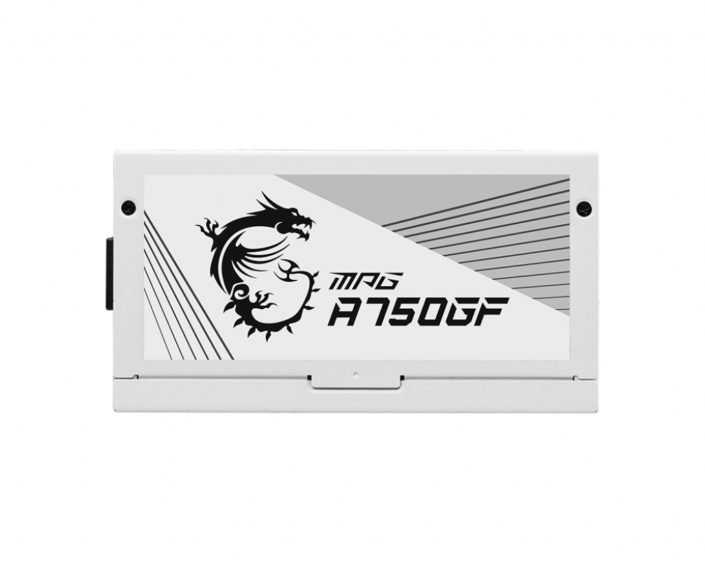 MSI 306-7ZP0B30-CE0  MSI MPG A750GF WHITE unité d'alimentation d'énergie  750 W 24-pin ATX ATX Blanc