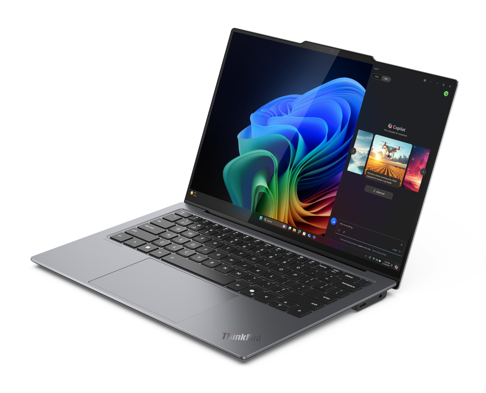 Lenovo ThinkPad X9-14 Intel Core Ultra 5 228V Laptop 35.6 cm (14) WUXGA 32 GB LPDDR5x-SDRAM 512 GB SSD Wi-Fi 7 (802.11be) Windows 11 Pro Grey