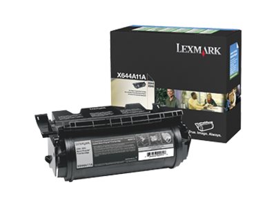 Lexmark X644A11E cartucho de tner 1 pieza(s) Original Negro
