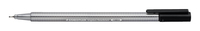 STAEDTLER Fineliner triplus schwarz 4er-Set retail