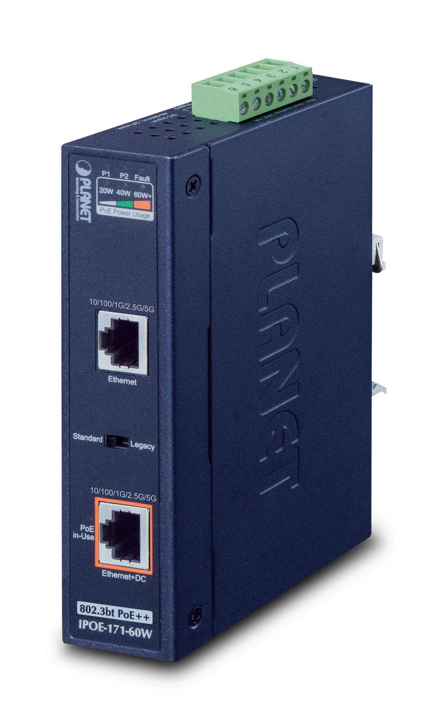 Planet Industrial Single-Port - Switch - 1 Gbps