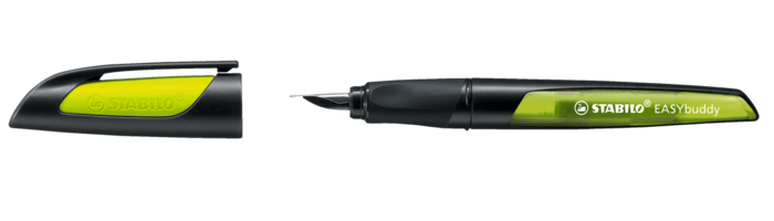 STABILO EASYbuddy stylo-plume Syst�me de remplissage cartouche Noir, Citron vert 1 pi�ce(s)
