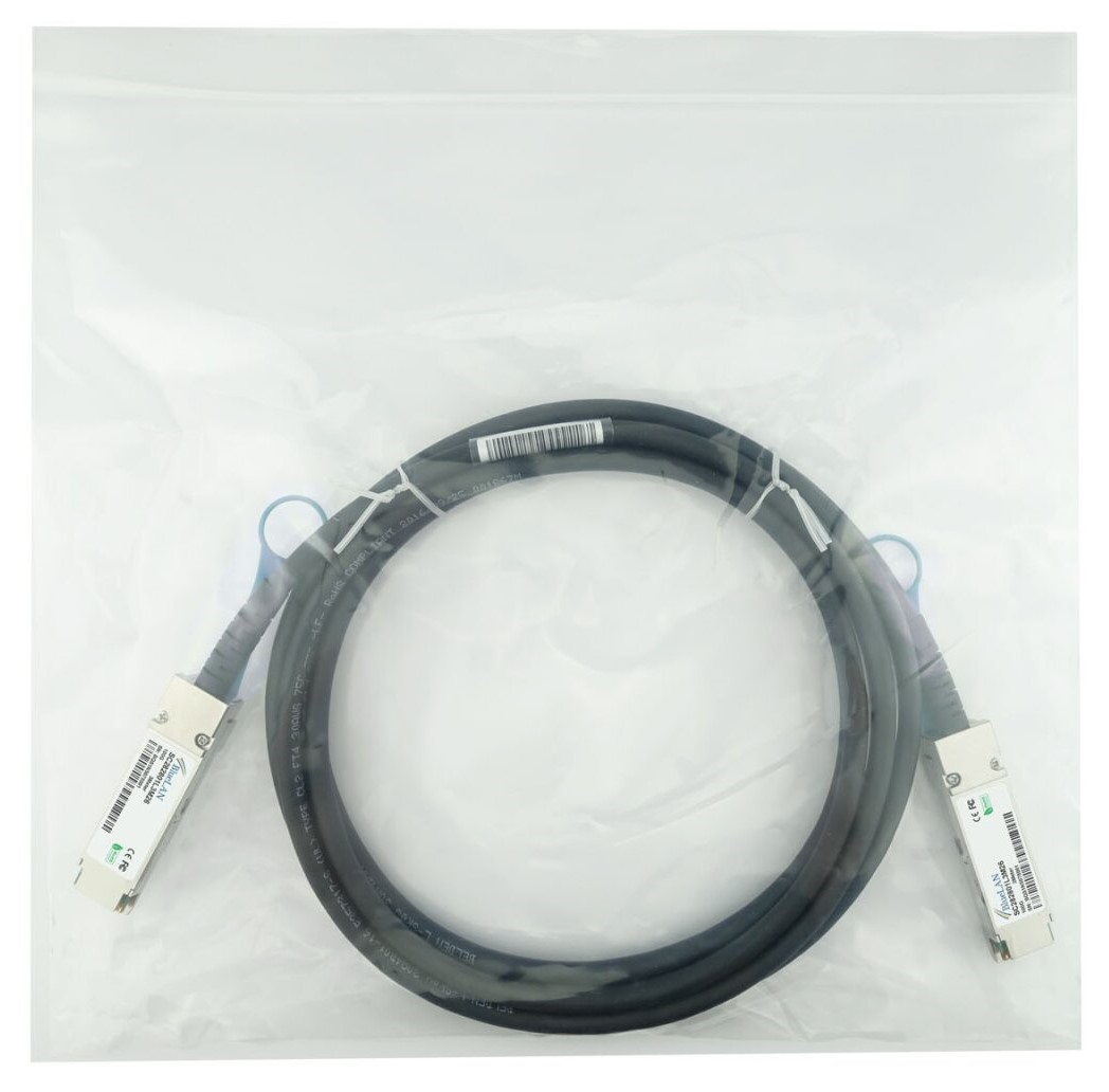 BlueOptics CAB-Q28-Q28-1M-BL cable infiniBanc QSFP28 Negro