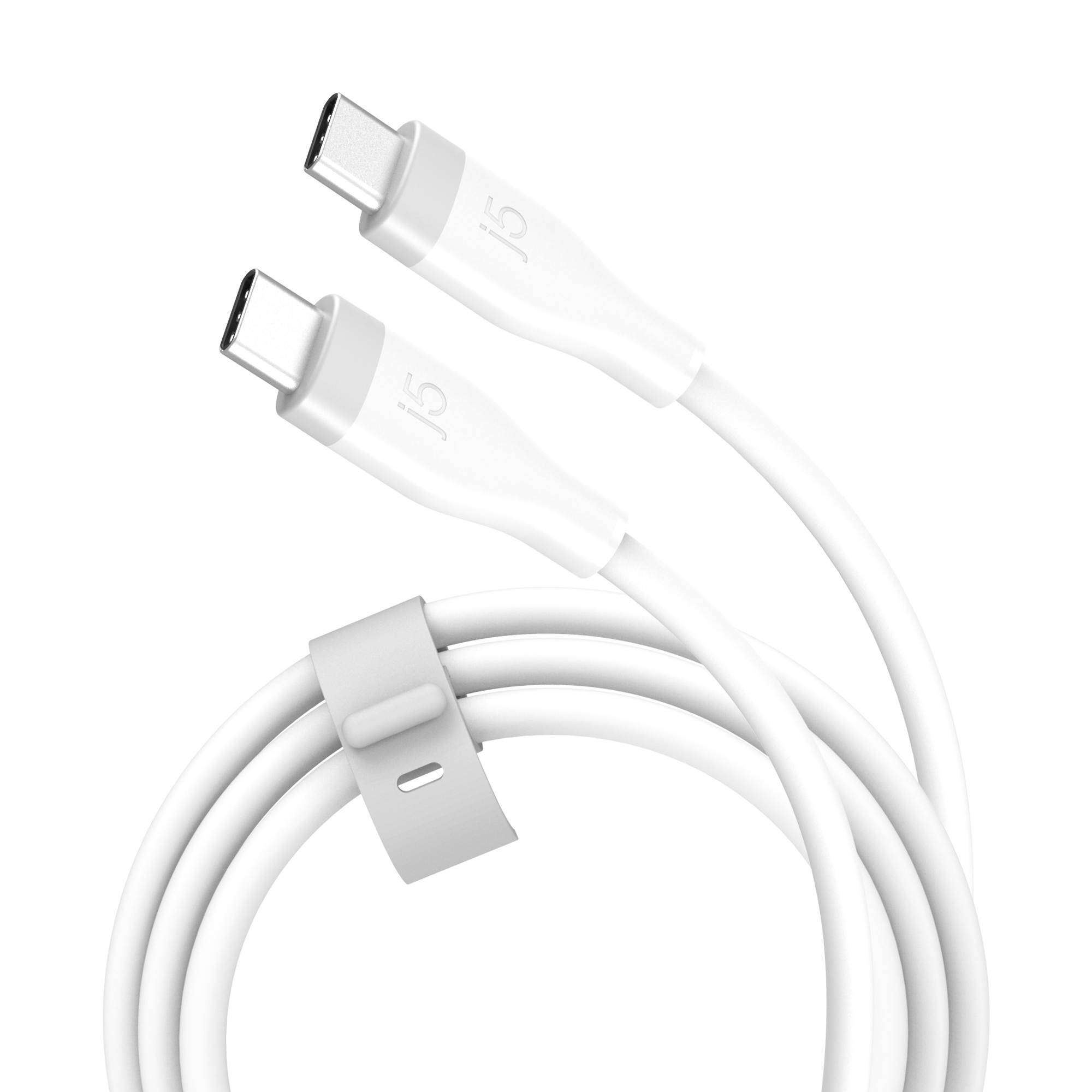 j5create JUCX17W USB-C� 60W Liquid Silicone Fast Charging Cable