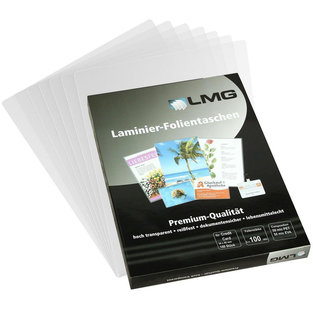 LMG Signaltechnologie 25 LMG Laminierfolien glnzend fr A4