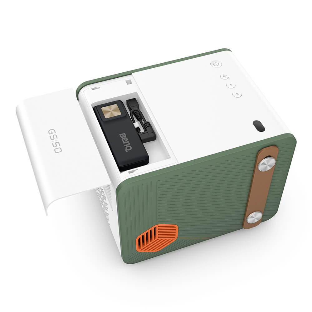 BenQ GS50 videoproyector Proyector de corto alcance 500 l�menes ANSI DLP 1080p (1920x1080) Gris, Blanco