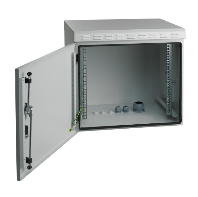 EFB Elektronik 691712IP55.1G rack 12U Da parete Grigio