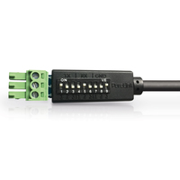 PureLink PureTools - Serielles RS-232-Kabel - Phoenix, 3-polig schaltbar bis DB-9 (M)