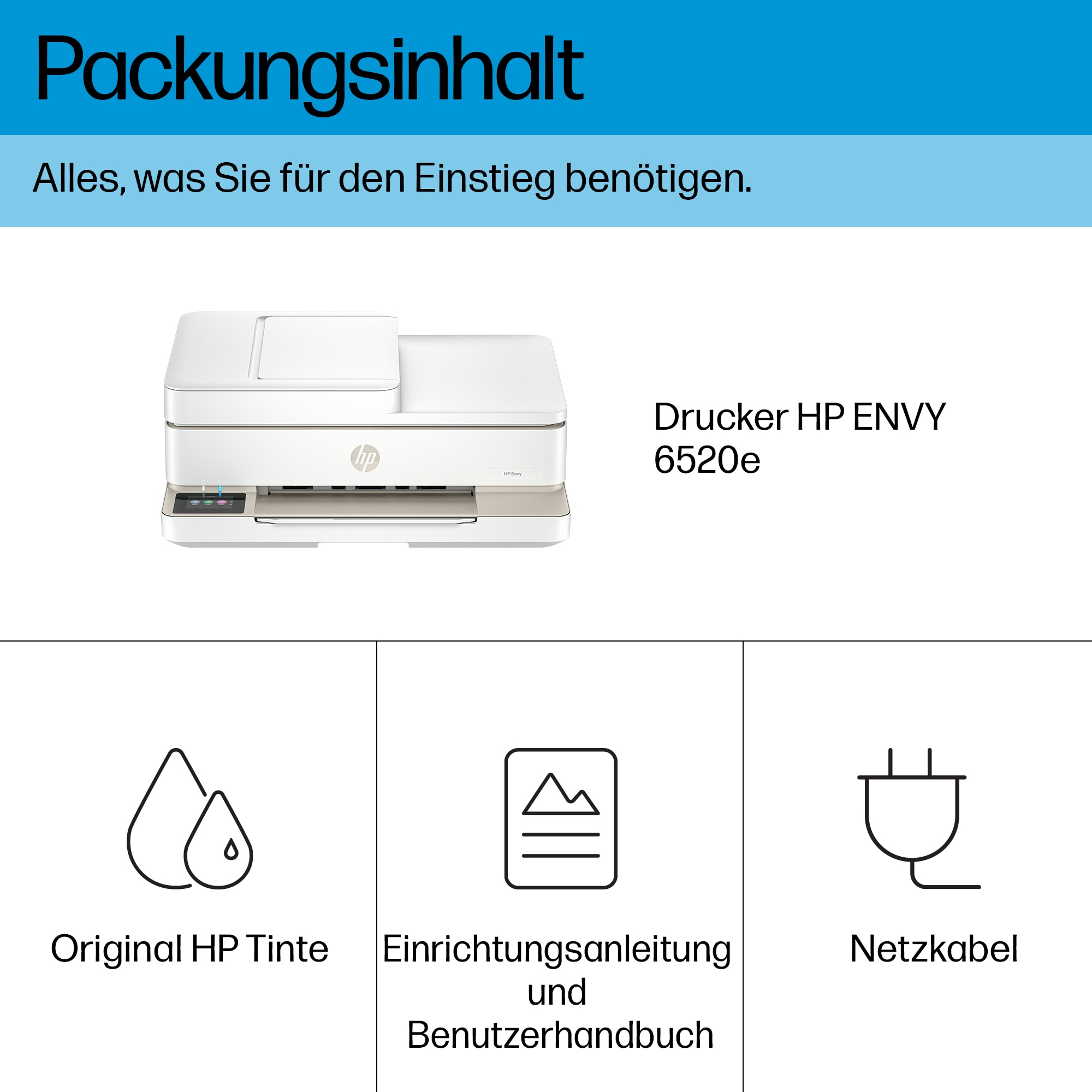 HP ENVY Imprimante tout-en-un 6520e
