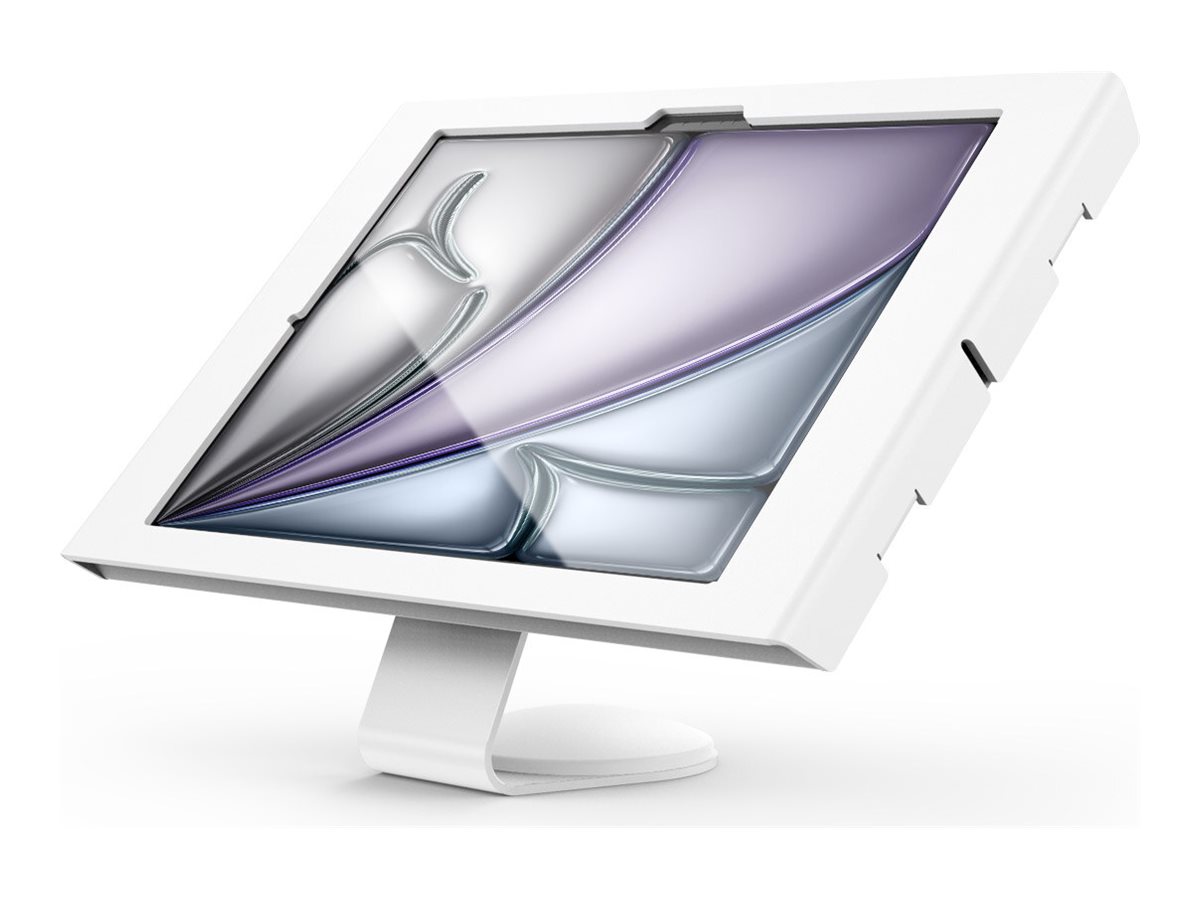 Compulocks iPad Air M2 13 (2024), Apex Enclosure Core Stand - Befestigungskit - freiliegende Front-/Rckkamera und Sensoren - fr Tablett - verriegelbar - Metallrahmen, hochfestes Aluminium - wei - Bildschirmgre: 33 cm (13)