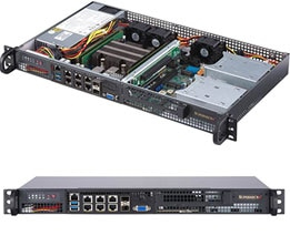 Supermicro SuperServer 5019D-FN8TP Bastidor (1U) Negro