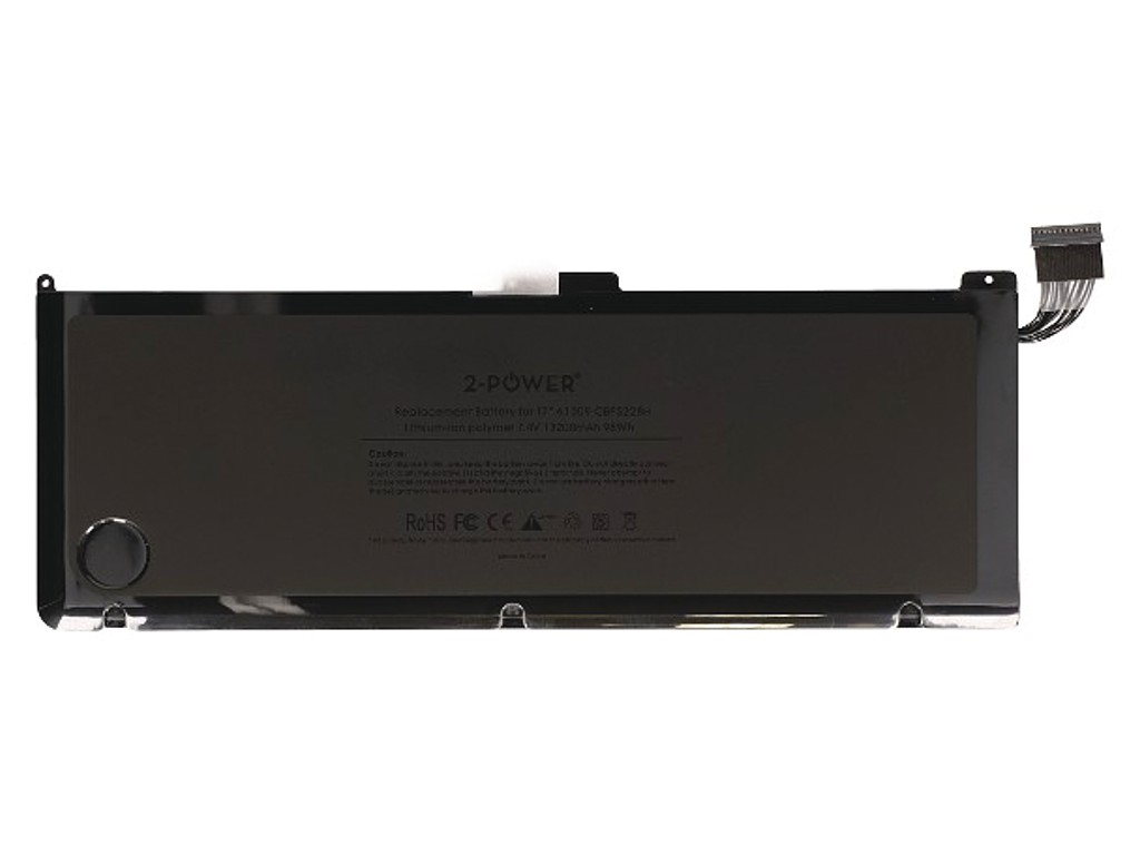 2-power Main Battery Pack 98Wh Replacement Apple A1309 - Batterie - 13.200 mAh