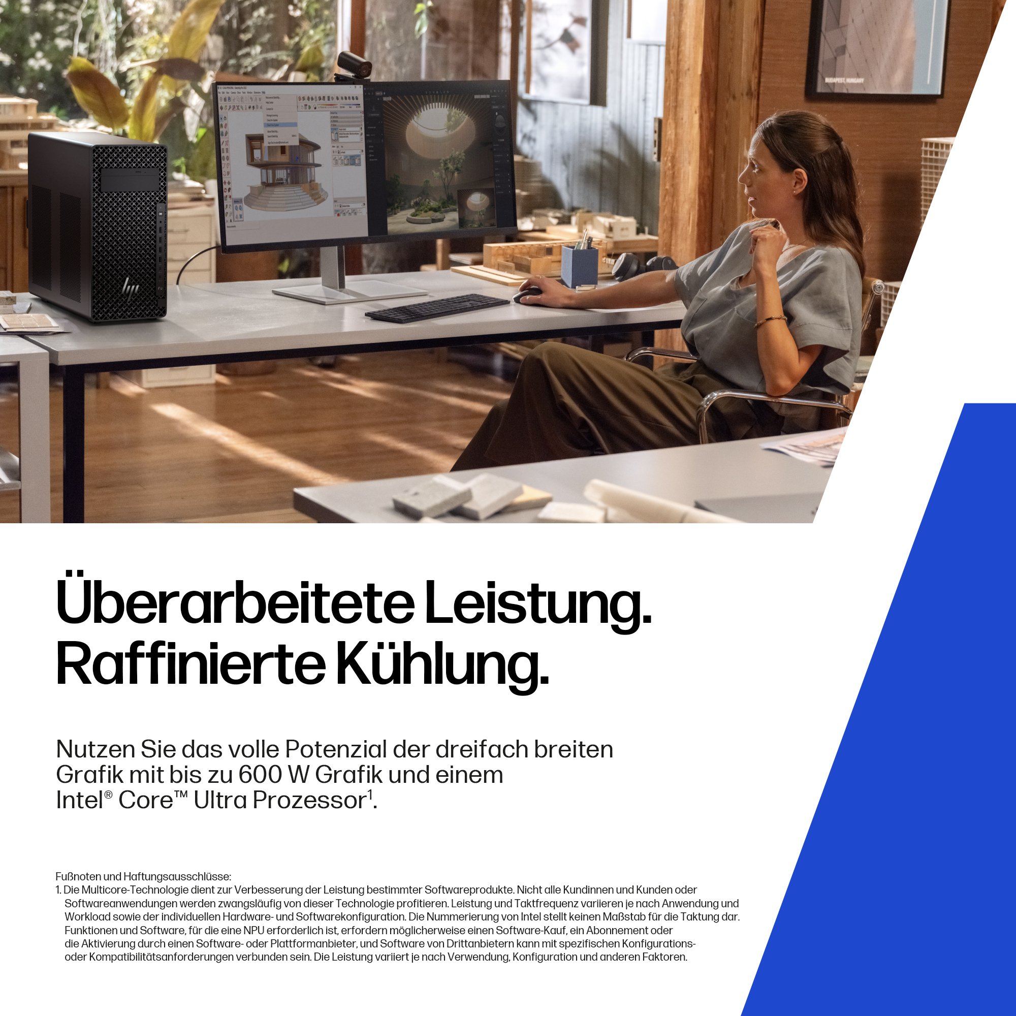 HP Workstation Z2 G1i - Tower - 4U - 1 x Core Ultra 7 265 / 2.4 GHz