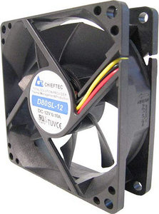 Chieftec AF-0825PWM sistema di raffreddamento per computer Case per computer Ventilatore Nero