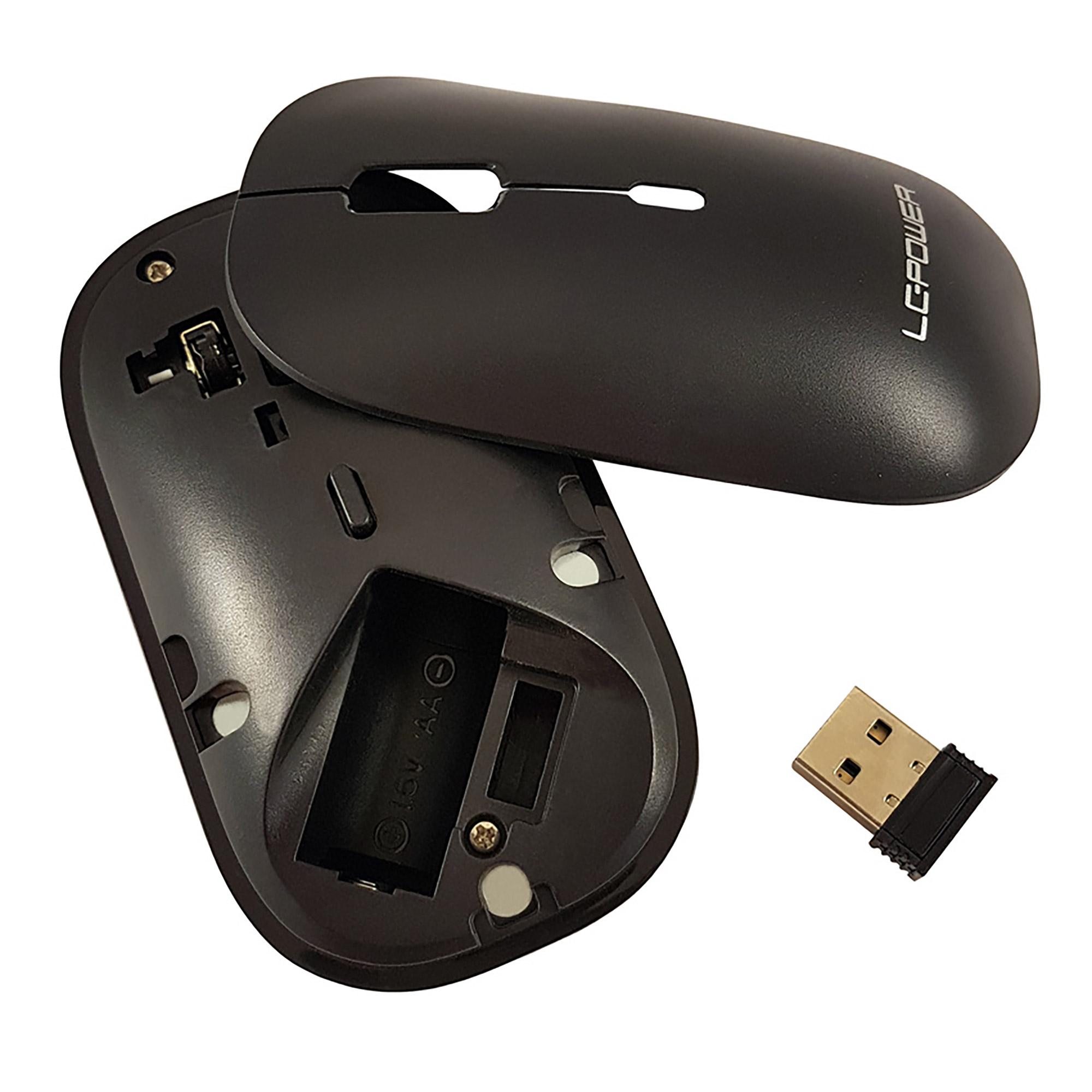 LC-Power m720BW mouse Right-hand RF Wireless Optical 1600 DPI