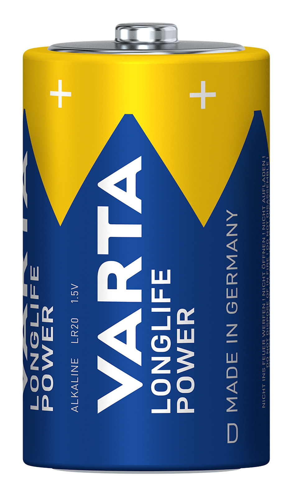 Varta Longlife Power D Blister 2 Mono -Batterie Alkali-Mangan 2 St. - Batterie - Mono (D)
