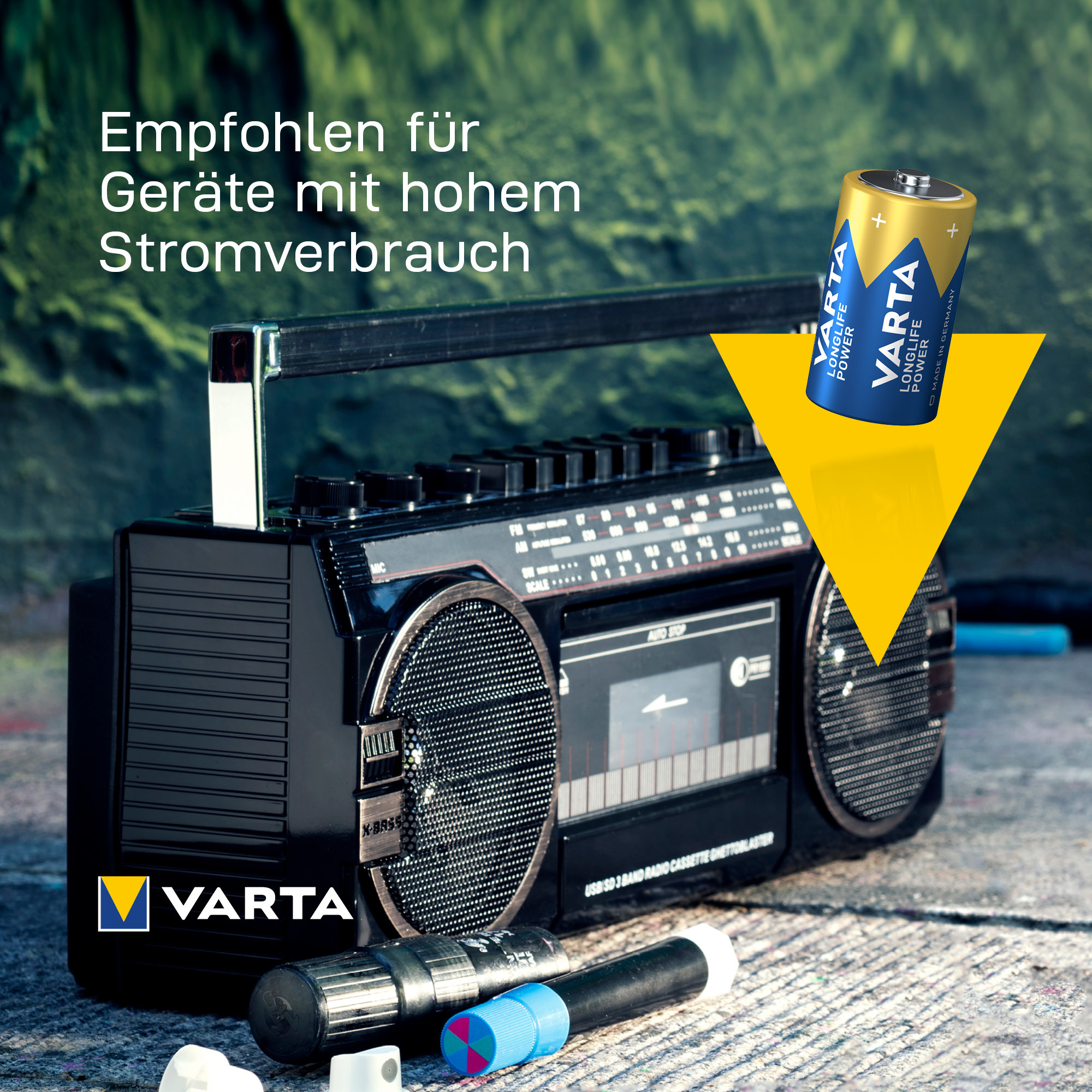 Varta Longlife Power D Blister 2 Mono -Batterie Alkali-Mangan 2 St. - Batterie - Mono (D)