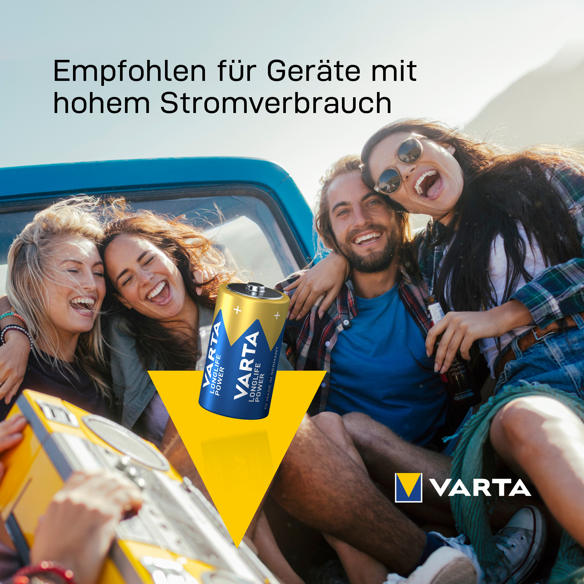 Varta Longlife Power D Blister 2 Mono -Batterie Alkali-Mangan 2 St. - Batterie - Mono (D)
