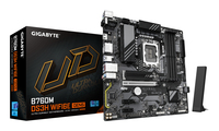 GIGABYTE B760M DS3H WIFI6E GEN5 Placa Base Compatible con procesadores Intel Core 14 generacin, VRM digital de 6+2+1 fases, hasta 5600 MHz DDR5, 2 x M.2 PCIe 4.0, Wi-Fi 6E, LAN 2.5 GbE, USB 3.2 Gen2